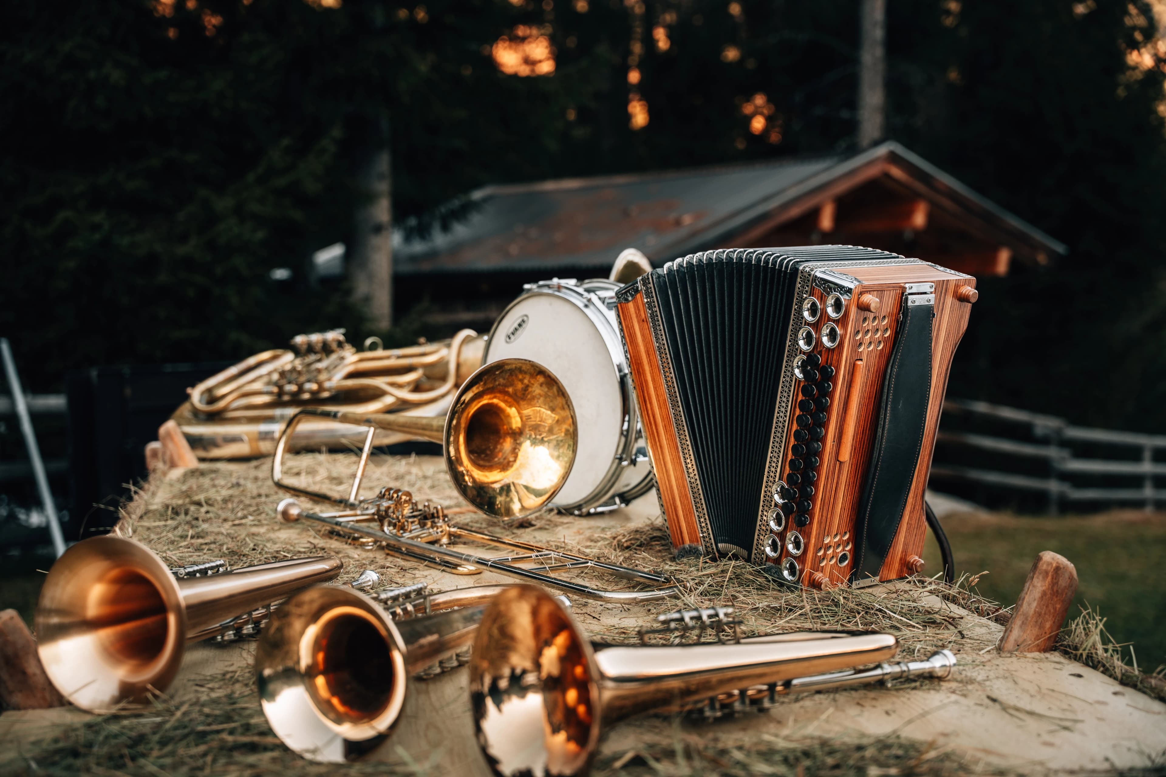 Instrumente am Wagen